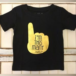 ☝️Brand new first birthday t shirt sz 12 mons